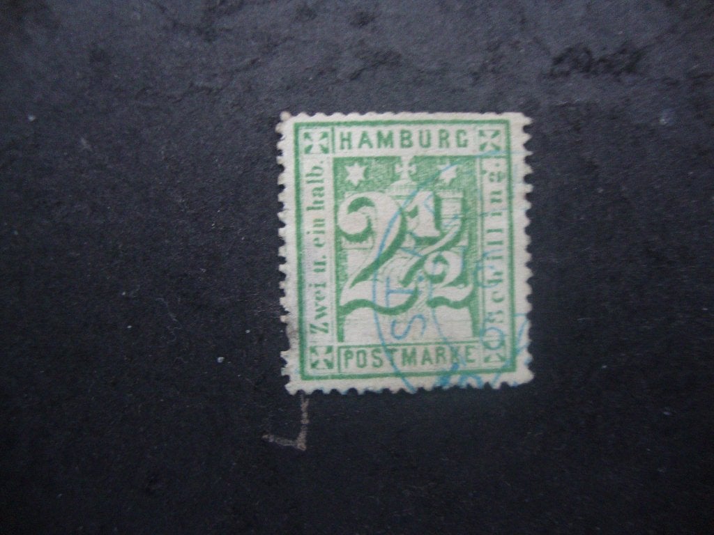 Hamburg nr. 14 Gestempeld,, Postzegels en Munten, Postzegels | Europa | Duitsland, Ophalen of Verzenden, Duitse Keizerrijk, Gestempeld