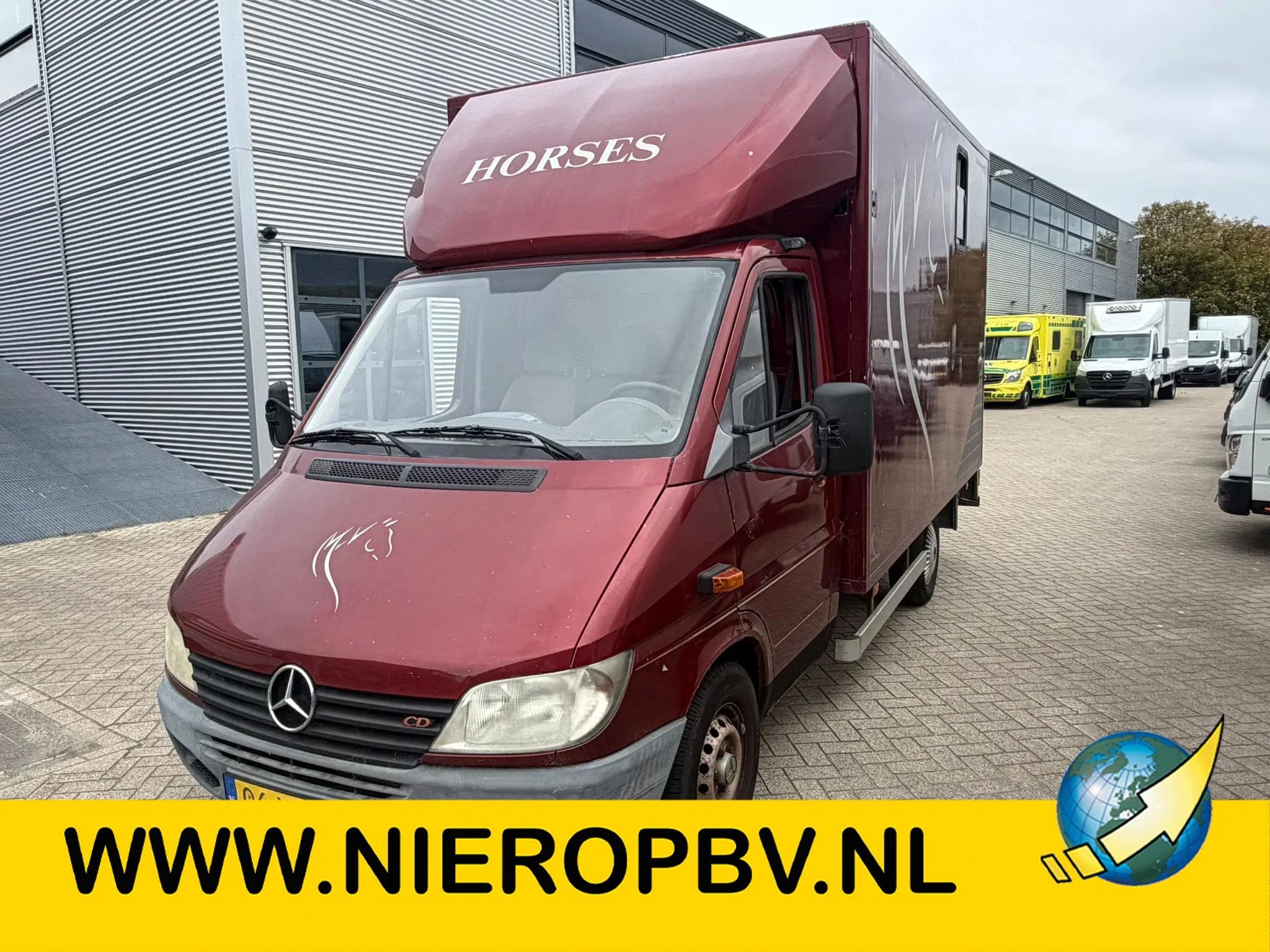 Mercedes-Benz Sprinter 309CDI Paardenwagen/Horsetruck/Veewag, Gebruikt, Overige typen