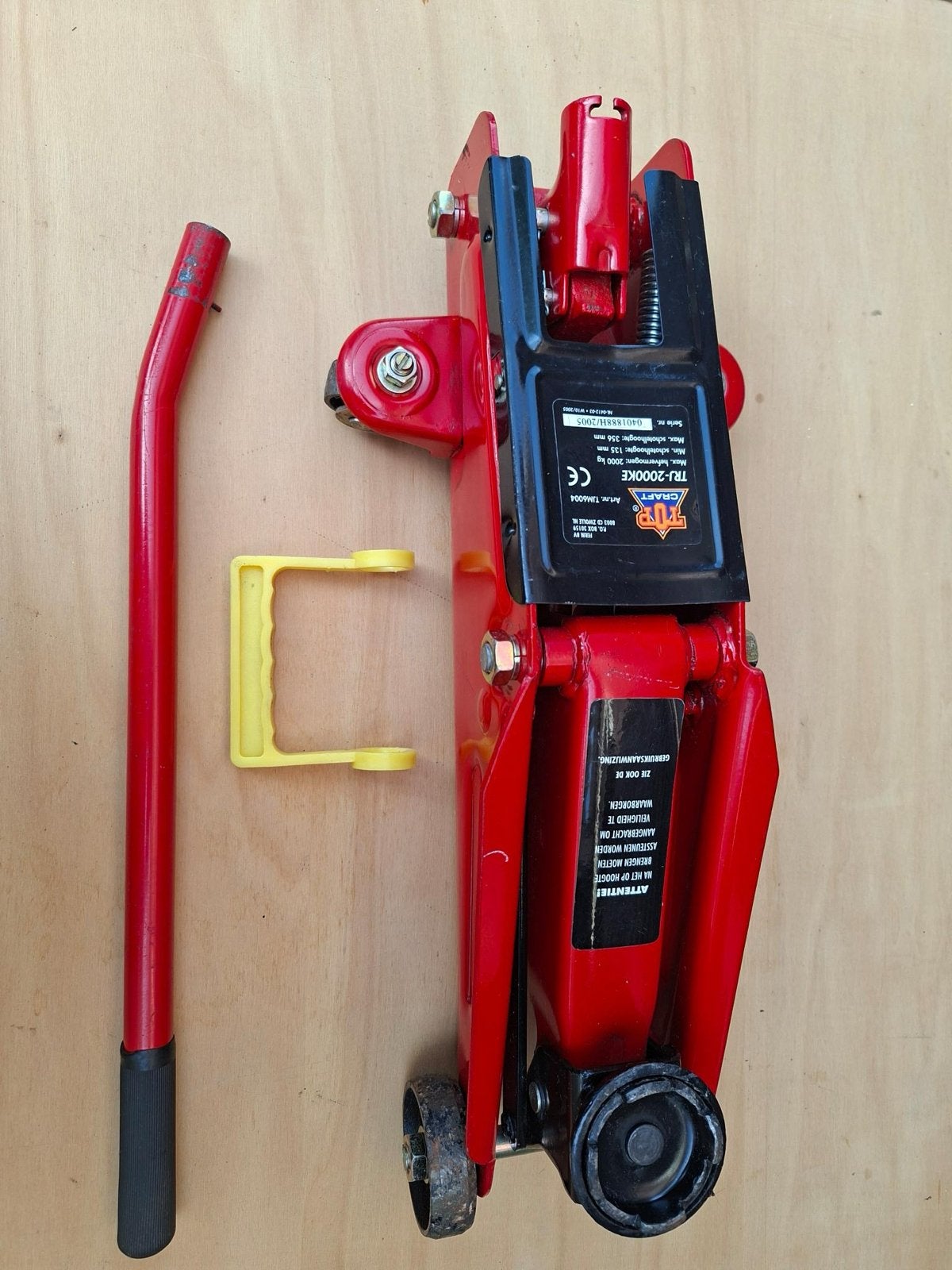 TOP kraft Garagekrik 2000kg met koffer, Auto diversen, Krikken, Gebruikt, Garagekrik, Hydraulisch, Ophalen of Verzenden