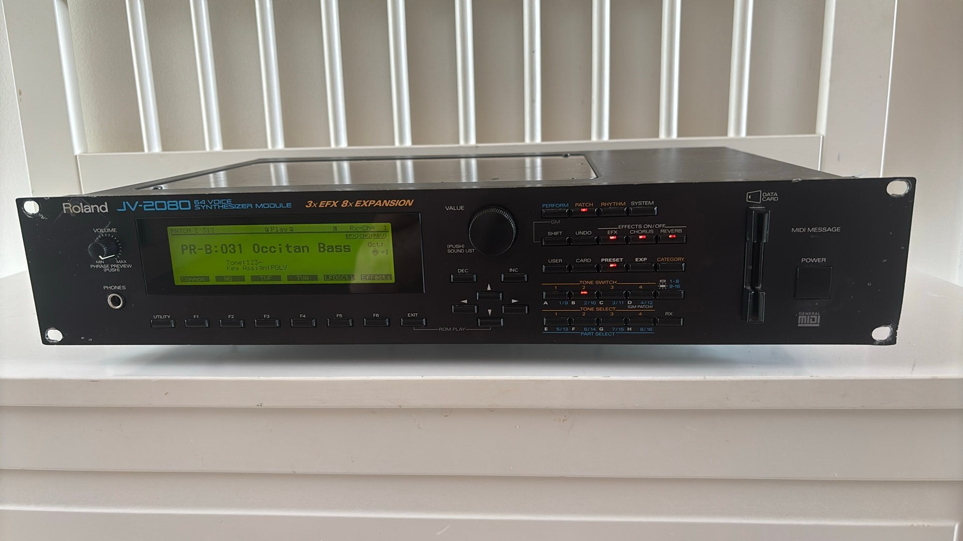 Roland JV-2080 met 7 SR-JV80 expansie kaarten!!, Muziek en Instrumenten, Synthesizers, Ophalen of Verzenden, Gebruikt, Roland