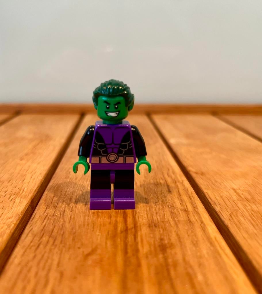 Lego DC Comics Super Heroes Beast Boy minifiguur sh198, Overige thema's, Lego, Ophalen of Verzenden, Zo goed als nieuw