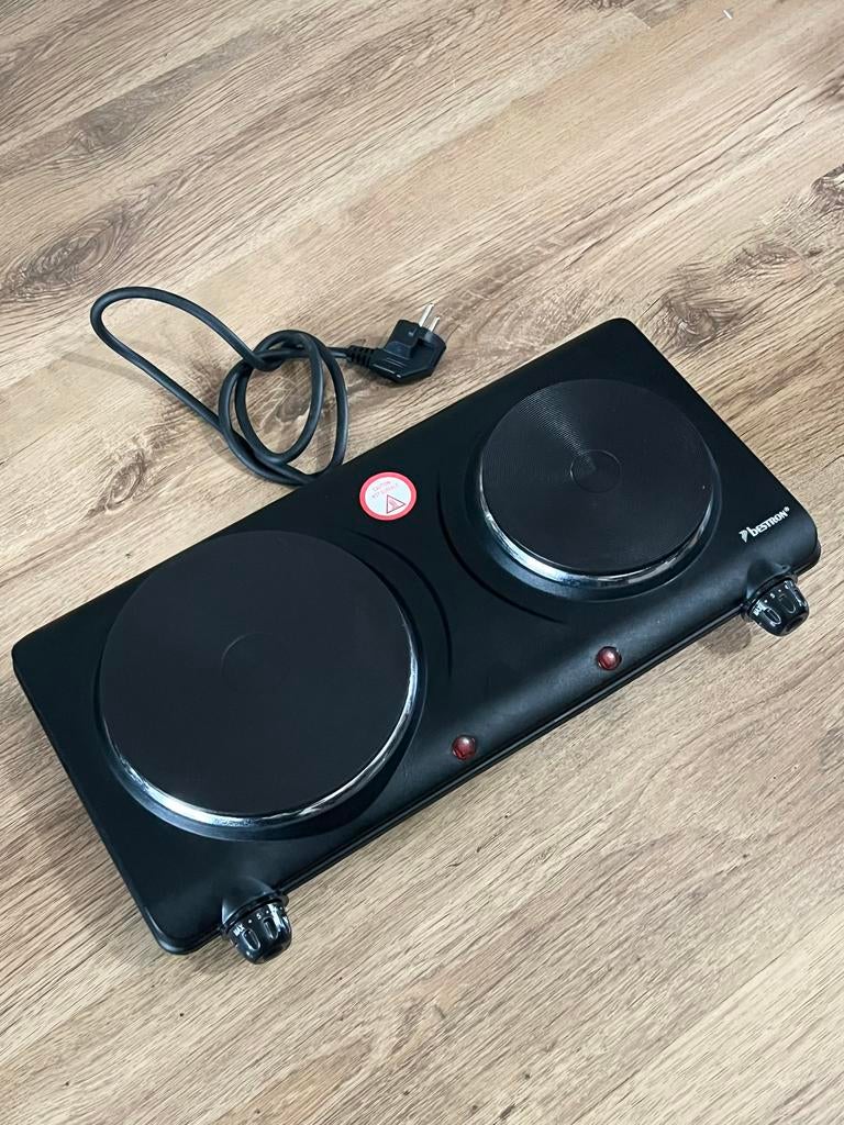 Bestron Elektrische Kookplaat met 2 Kookzones, Ophalen of Verzenden, Gebruikt