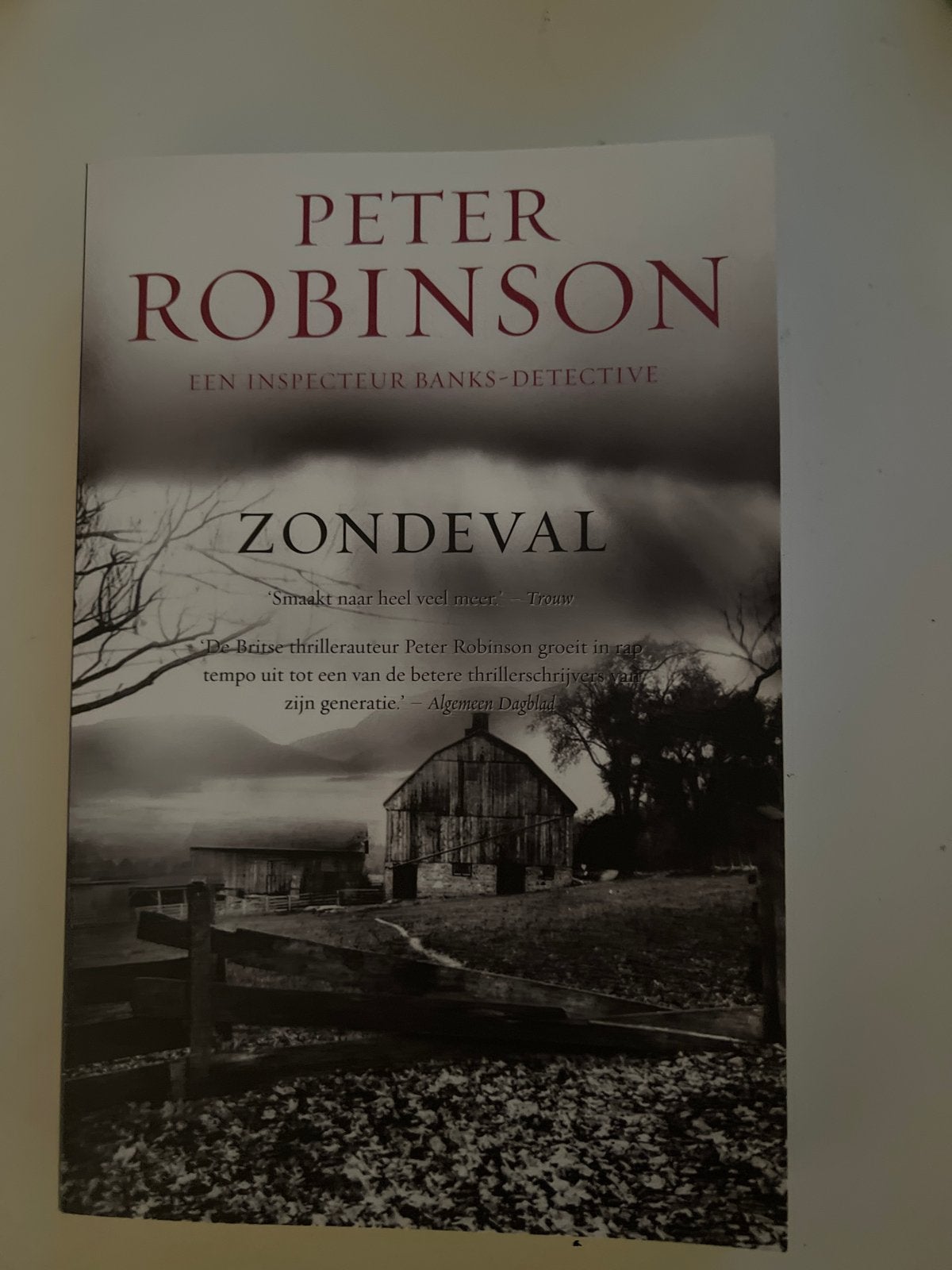 Peter Robinson - Zondeval (Inspecteur Banks-detective), Boeken, Ophalen, Zo goed als nieuw, Nederland