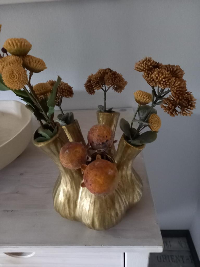 Tulpenvaasje kleur goud, Ophalen, Overige materialen, Overige kleuren, Nieuw