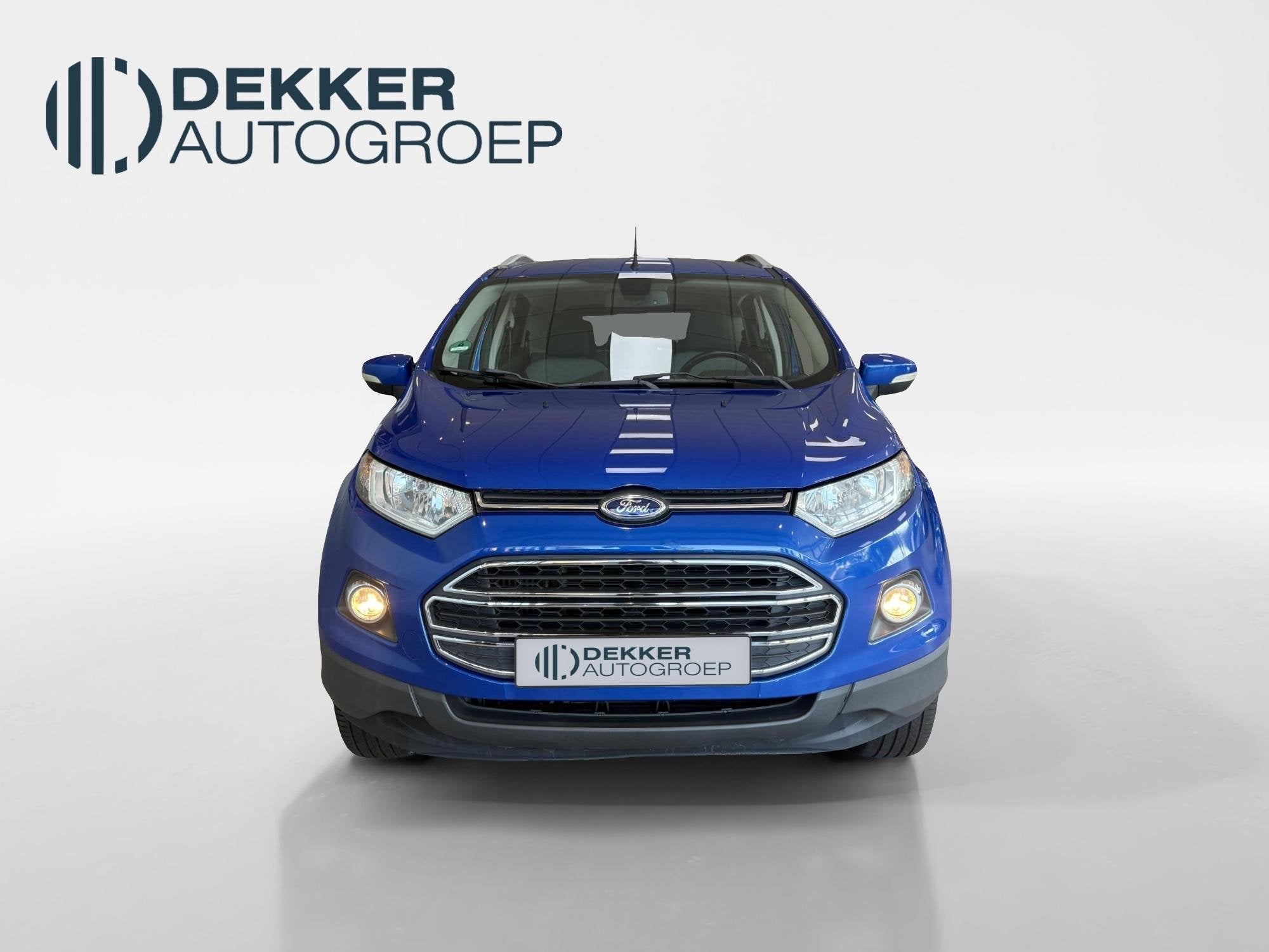 Ford EcoSport 1.0 EcoBoost Titanium Cruisecontrol, Auto's, Voorwielaandrijving, Gebruikt, Ecosport, Blauw