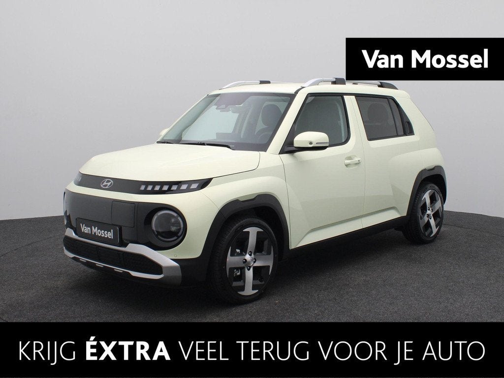 Hyundai INSTER Evolve 49 kWh | Adaptieve Cruise Control | Cl, Auto's, Hyundai, Stof, Zwart, 116 pk, SUV of Terreinwagen