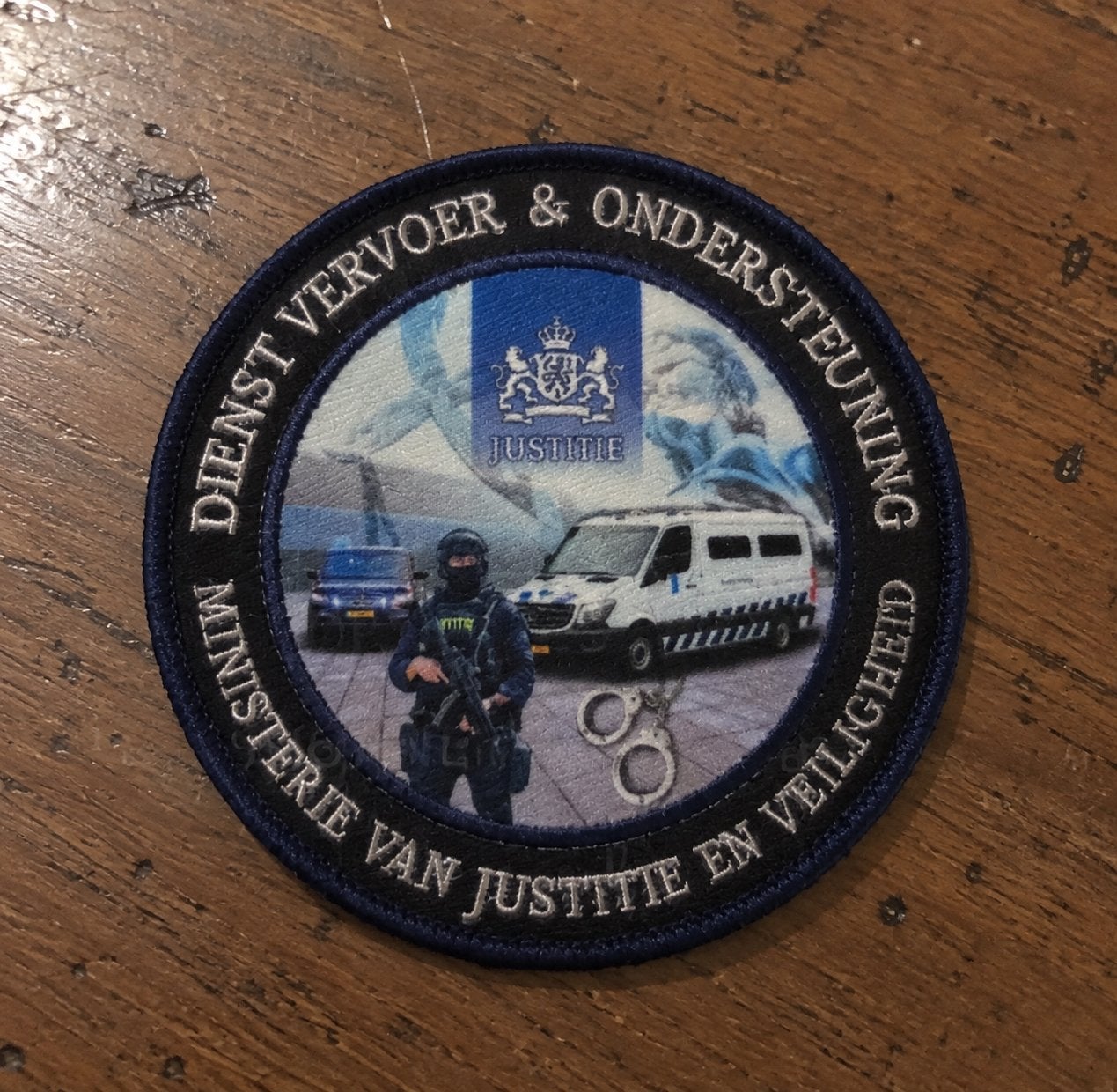 Dienst Vervoer & Ondersteuning Justitie Patch, Verzenden, Overige soorten, Nederland, Embleem of Badge