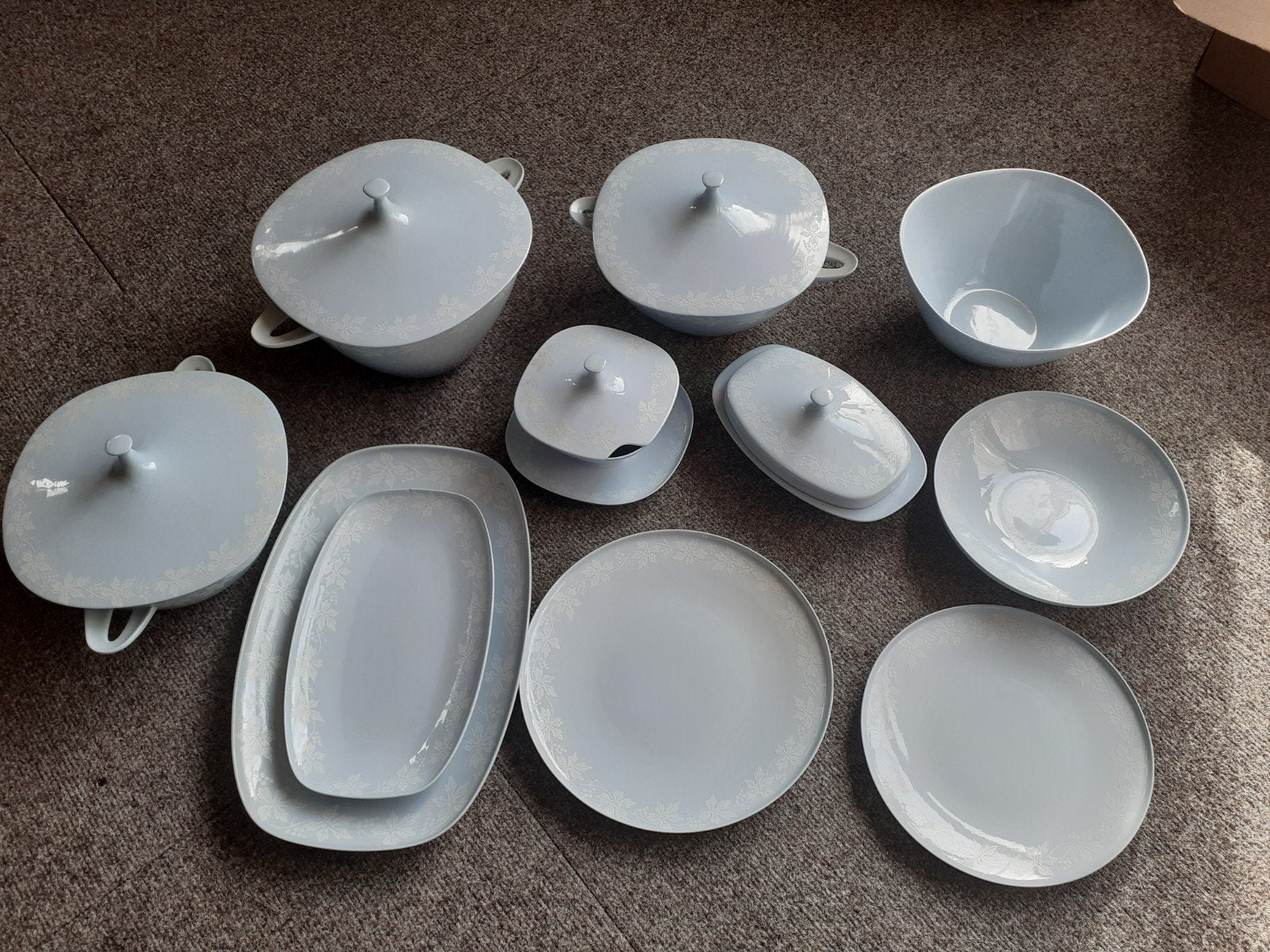 Royal Sphinx Maastricht Wingerd Servies - Lichtblauw, Ophalen, Overige merken, Vintage, Zo goed als nieuw
