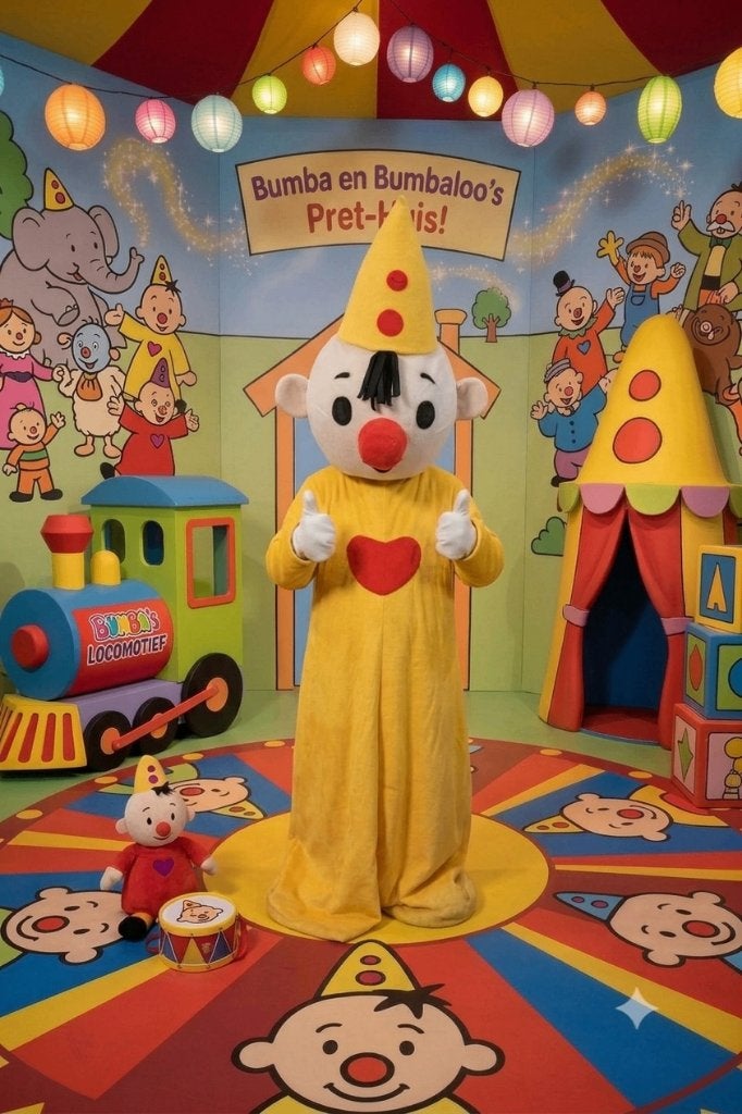 Mascotte Bumba, Ophalen of Verzenden, Zo goed als nieuw, Verjaardag