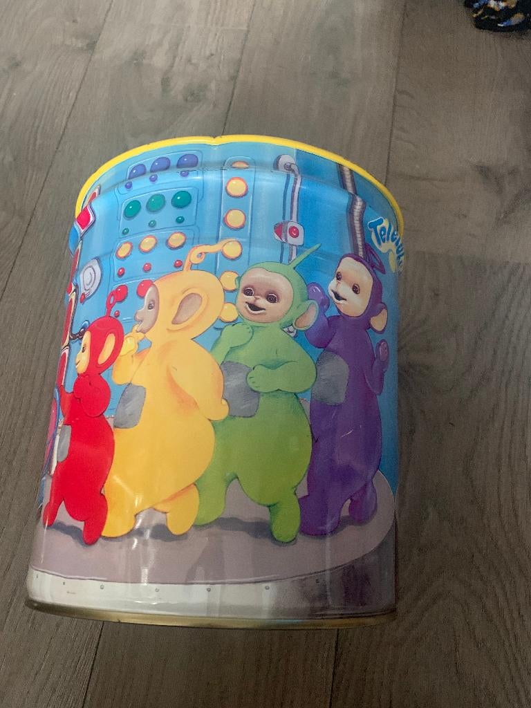 Teletubbies prullebak(nr.13), Ophalen of Verzenden, Gebruikt