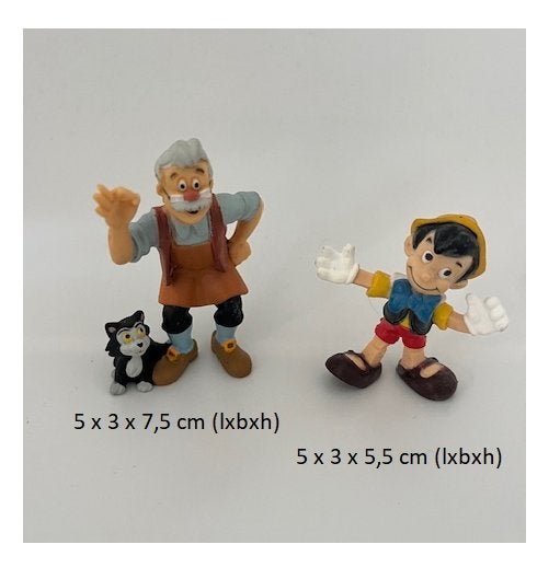Bullyland - Pinokkio & Gepetto Speelset - Taarttoppers NIEUW, Verzamelen, Ophalen of Verzenden, Nieuw