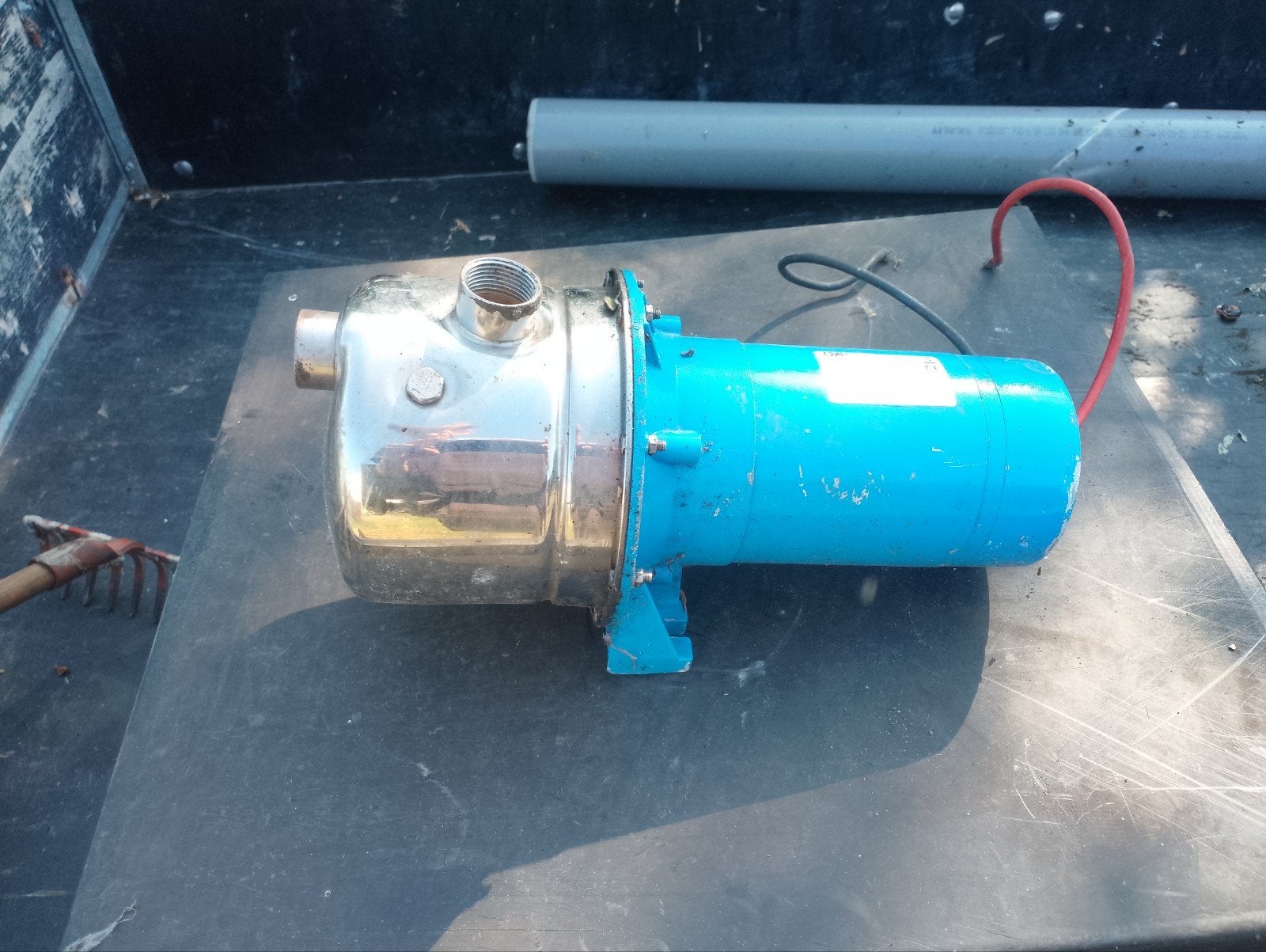 24V JETINOX GMP Zelfaanzuigende Waterpomp 0.55kW / 0.75 PK, Ophalen