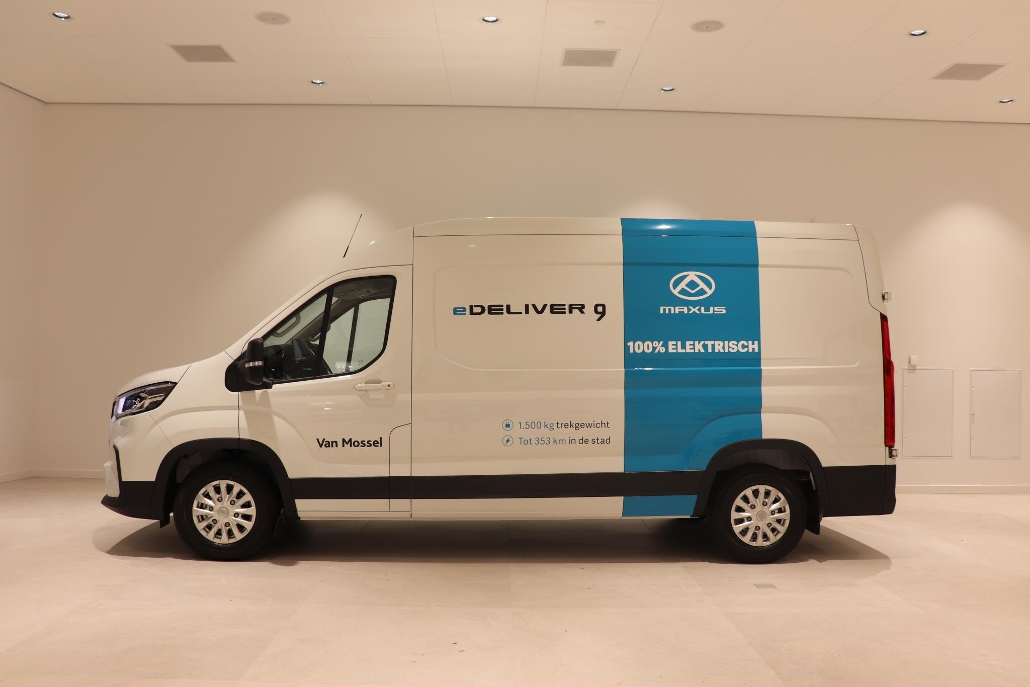 Maxus eDeliver 9 L3H2 89 kWh LMV | Lat om Lat Betimmering |, Stof, 89 kWh, Met garantie (alle), Maxus