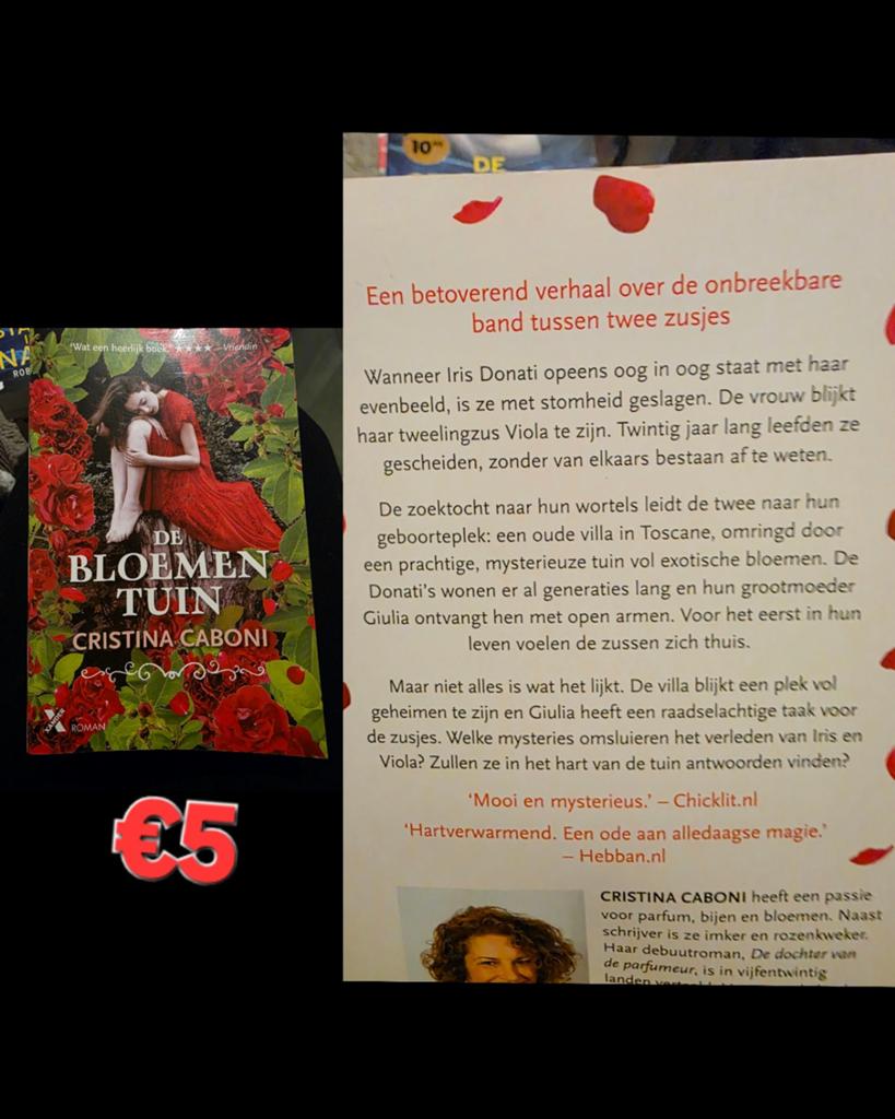 De bloementuin Cristina caboni, Boeken, Ophalen of Verzenden, Zo goed als nieuw