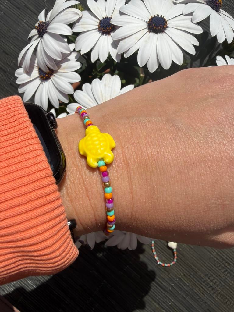Armband schildpad, Sieraden, Tassen en Uiterlijk, Armbanden, Ophalen of Verzenden, Nieuw