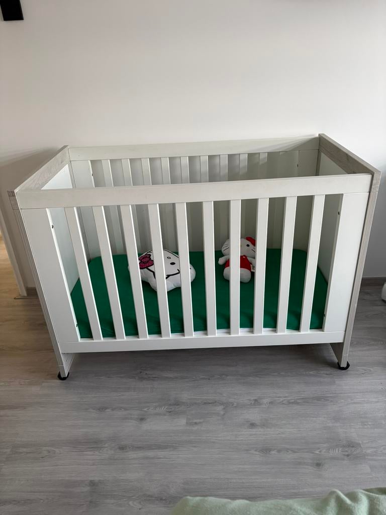 Bed 60x120 met matras, Ophalen of Verzenden, Zo goed als nieuw, Minder dan 140 cm, Matras