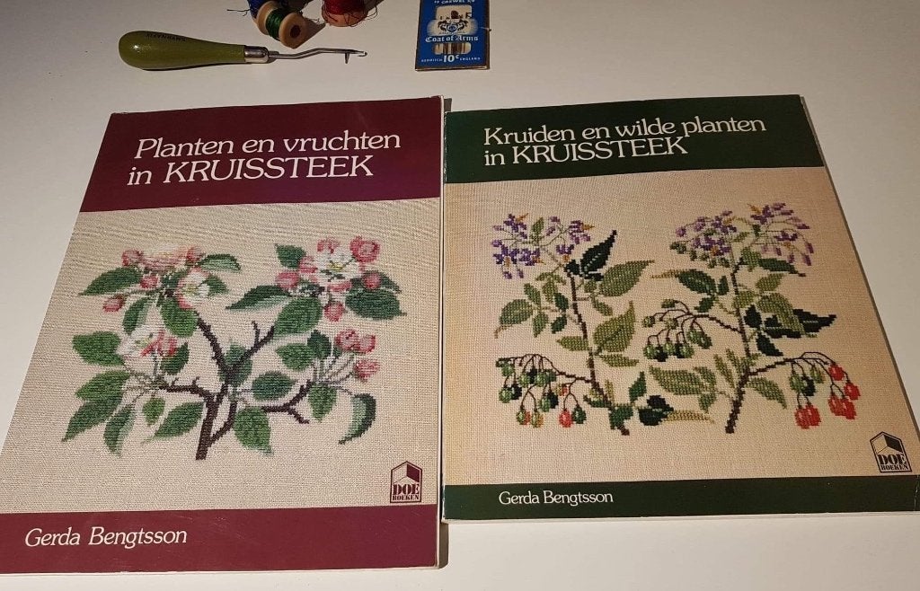 ruiden en wilde planten - Gerda Bengtsson, Ophalen of Verzenden, Handborduren, Patroon