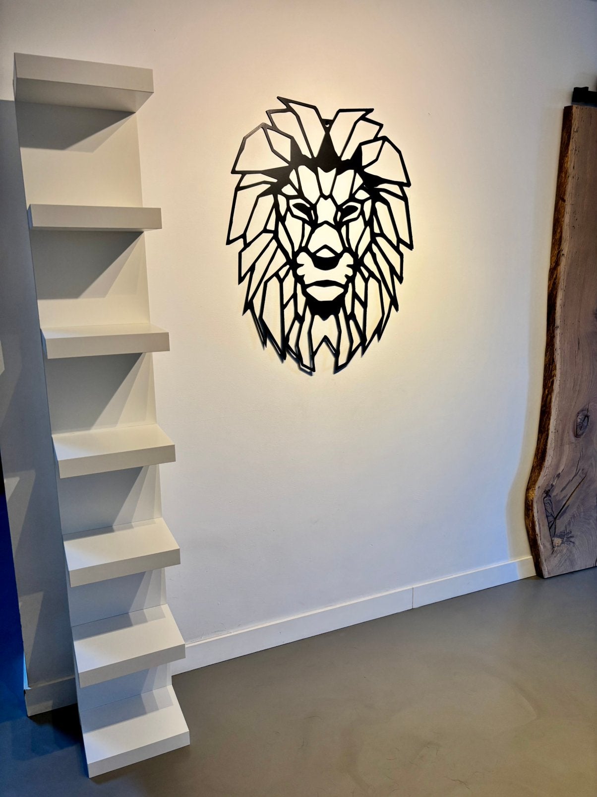 IKEA wandrek LACK wit, Ophalen, Gebruikt