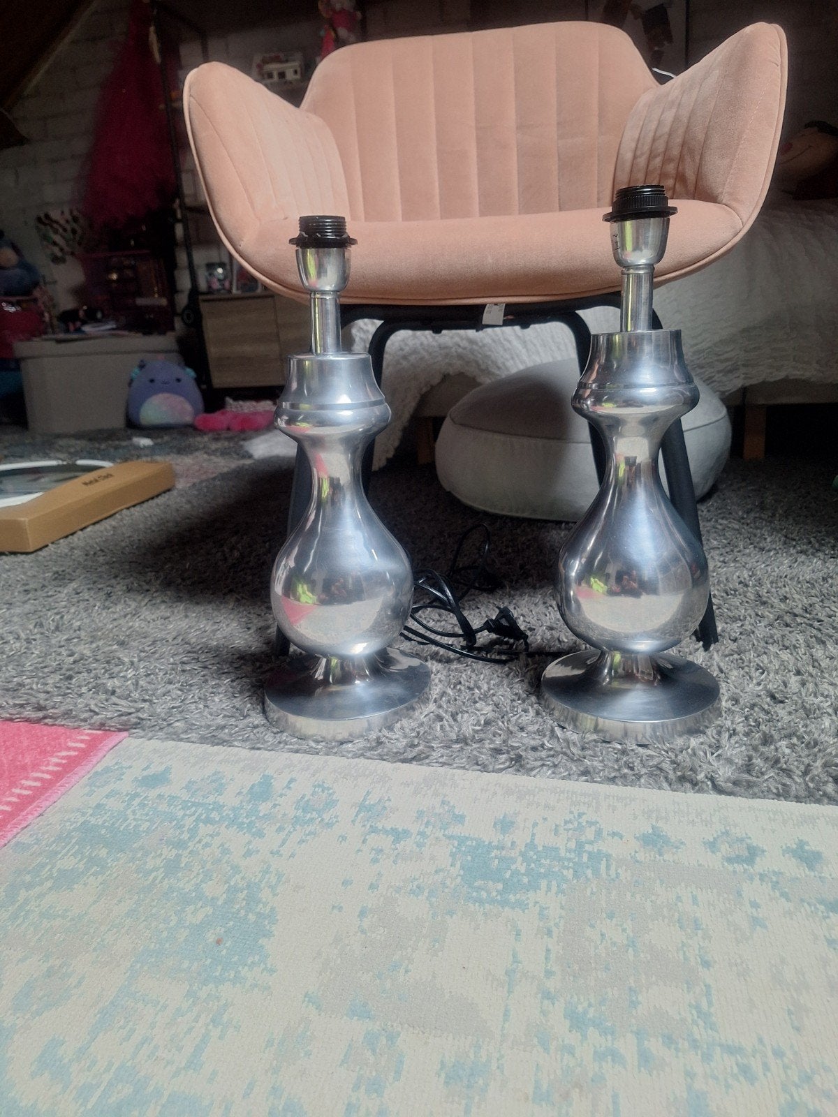 lampen voet, Ophalen