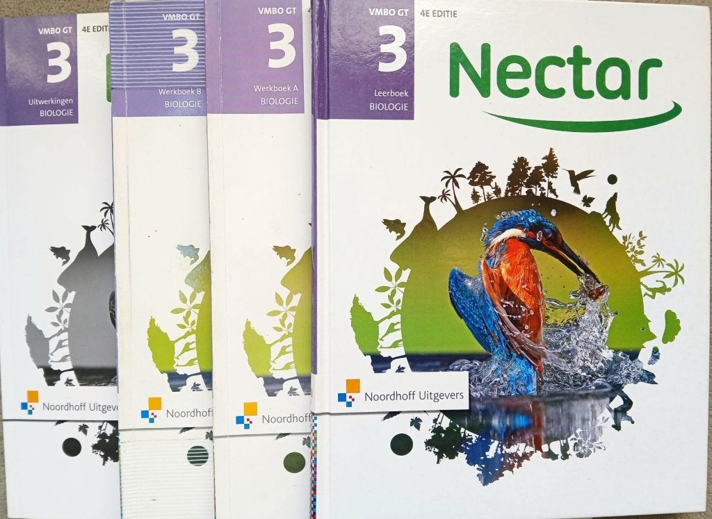 NECTAR 4e ed. Biologie VMBO-GT 3 Leer/werkboeken A en B SET, VMBO, Verzenden, Biologie, Zo goed als nieuw