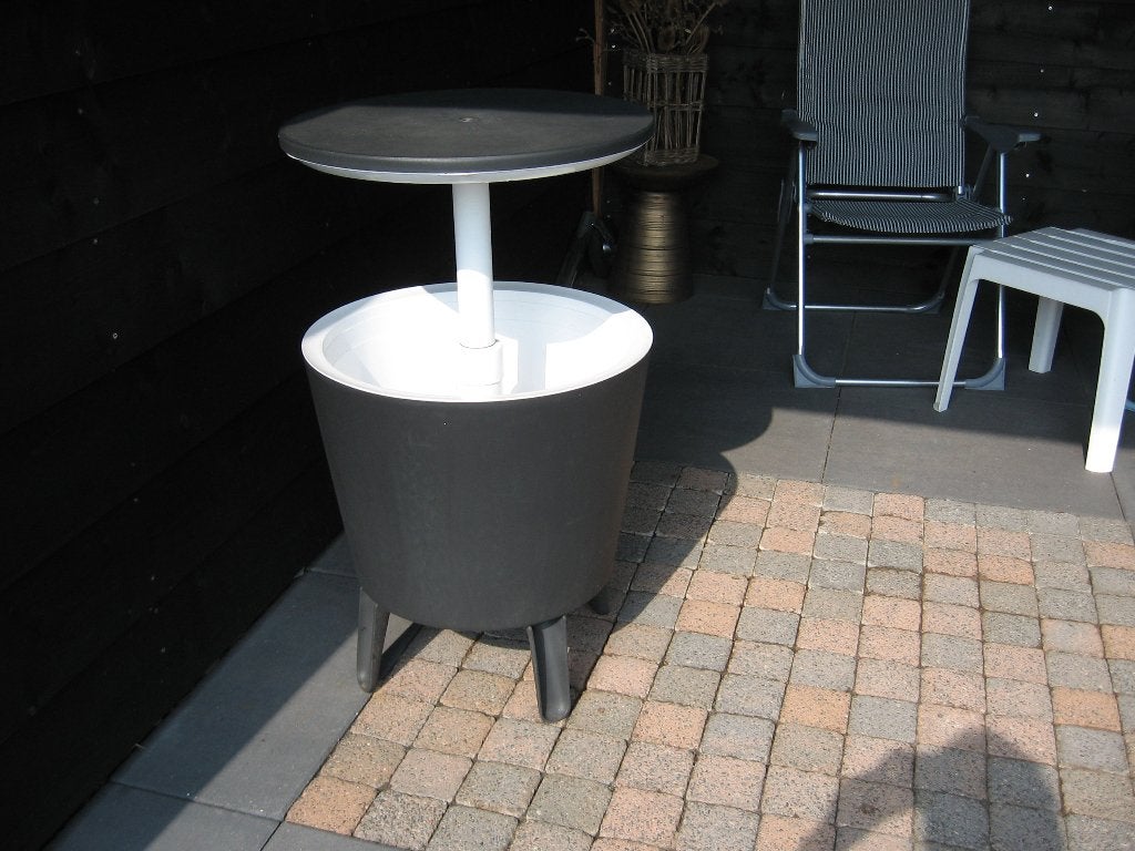zgan Grijs modieuze tafel COOL BAR Partytafel voor drankjes, Ophalen of Verzenden, Zo goed als nieuw, Koelelement