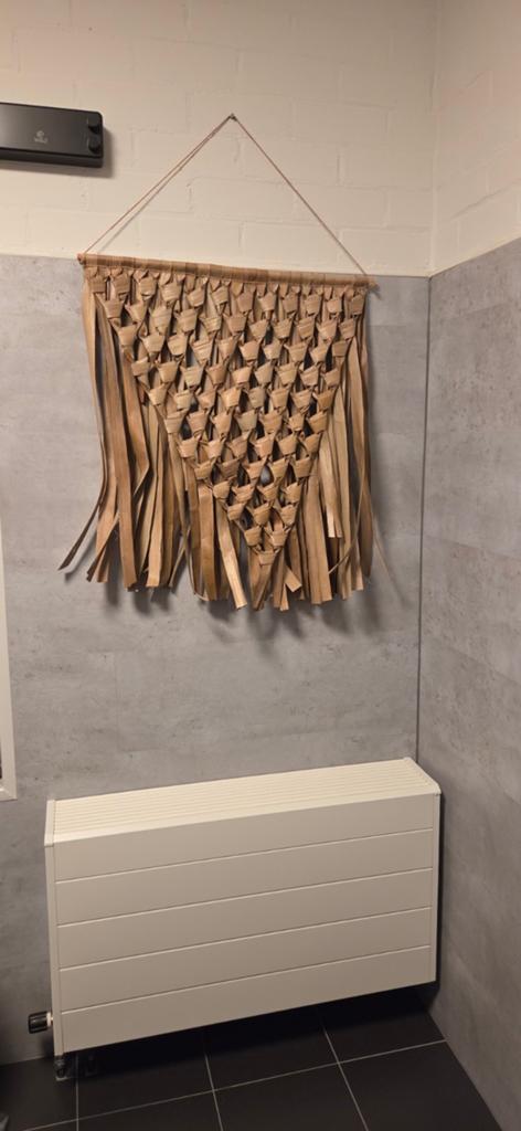 Aangeboden Wandkleed, Wandhanger, Ophalen of Verzenden, Zo goed als nieuw, Natuurlijk materiaal