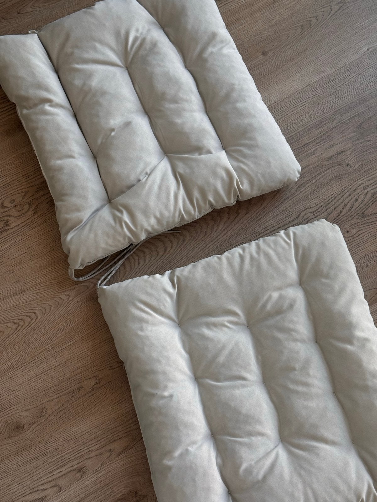 IKEA Kuddarna Tuinkussens 2x - Licht Grijsbeige (2 stuks), Ophalen of Verzenden, Zo goed als nieuw, Beige, Vierkant