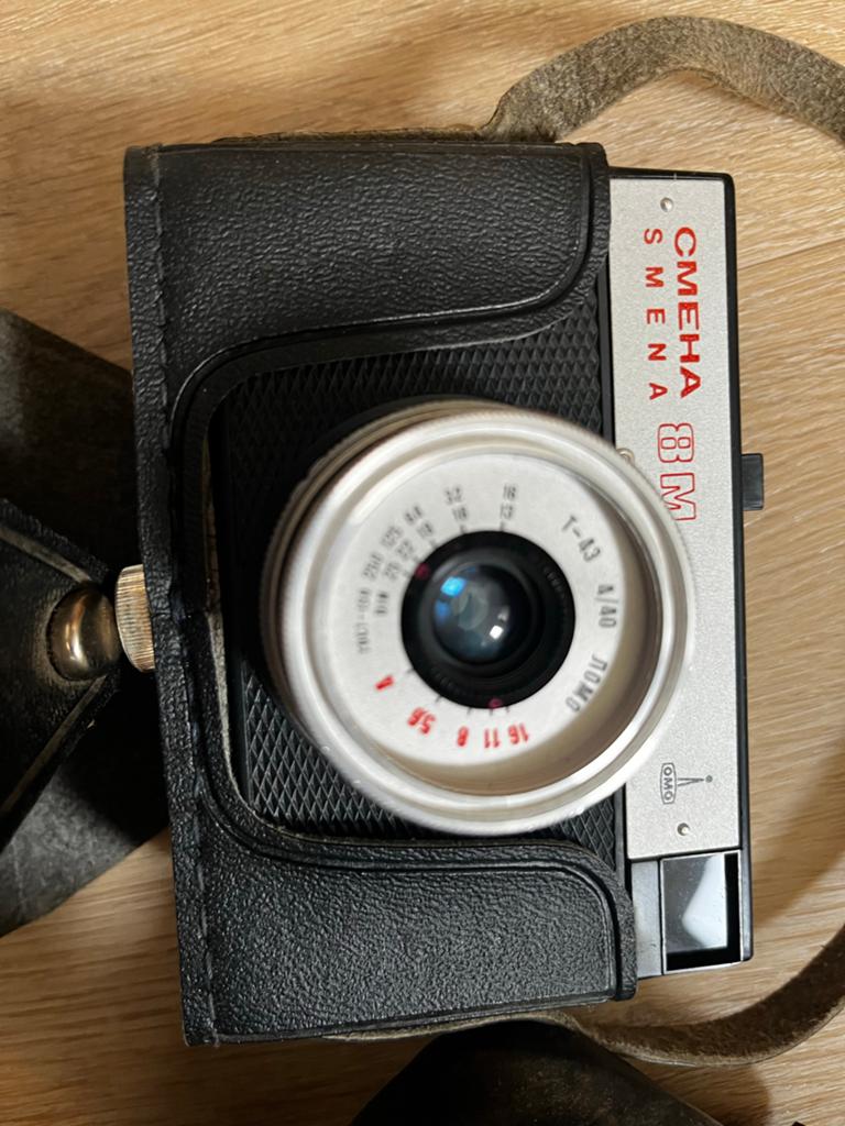 2 Vintage Camera's: Smena 8M & Kodak Instamatic 155X, Ophalen of Verzenden, Gebruikt, Compact, Kodak