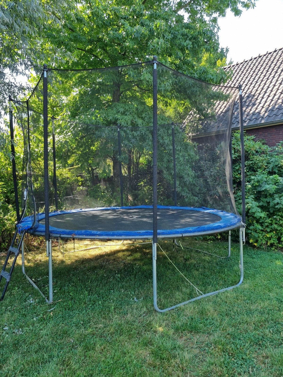 trampoline, Ophalen