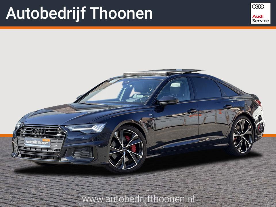 Audi A6 Limousine 55 TFSI e quattro Pro Line S Competition |, Auto's, Automaat, Gebruikt, 4 cilinders, Blauw