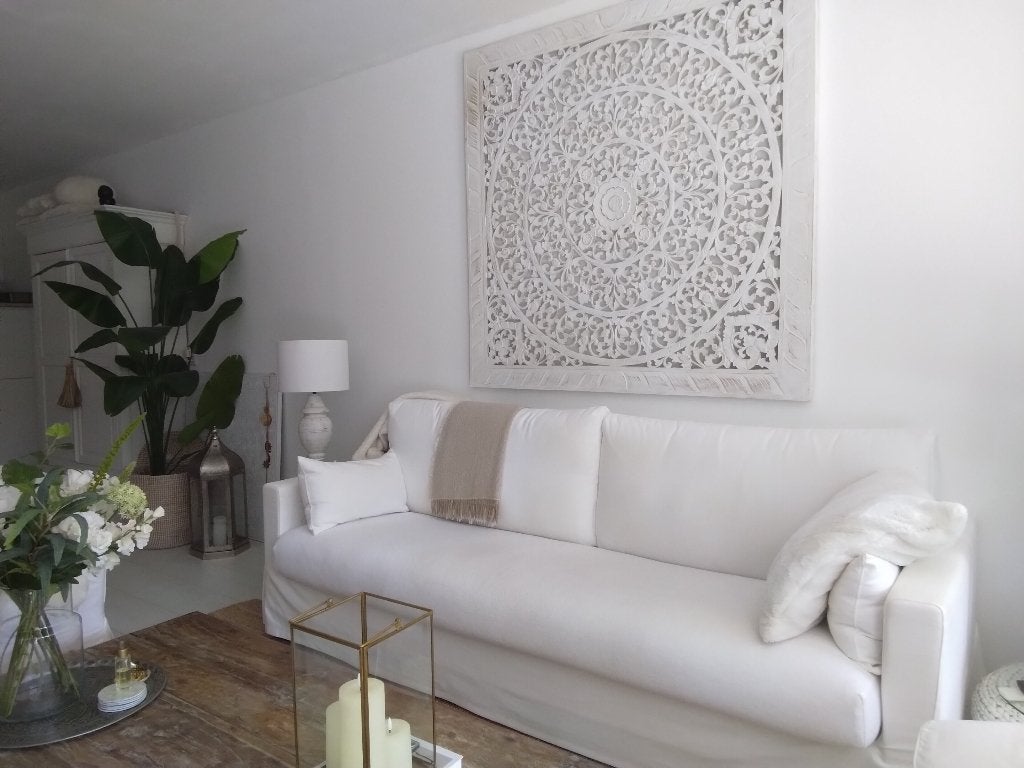 Prachtig groot houten wandpaneel, Huis en Inrichting, Ophalen, Boho, Hout, Decoratieobject