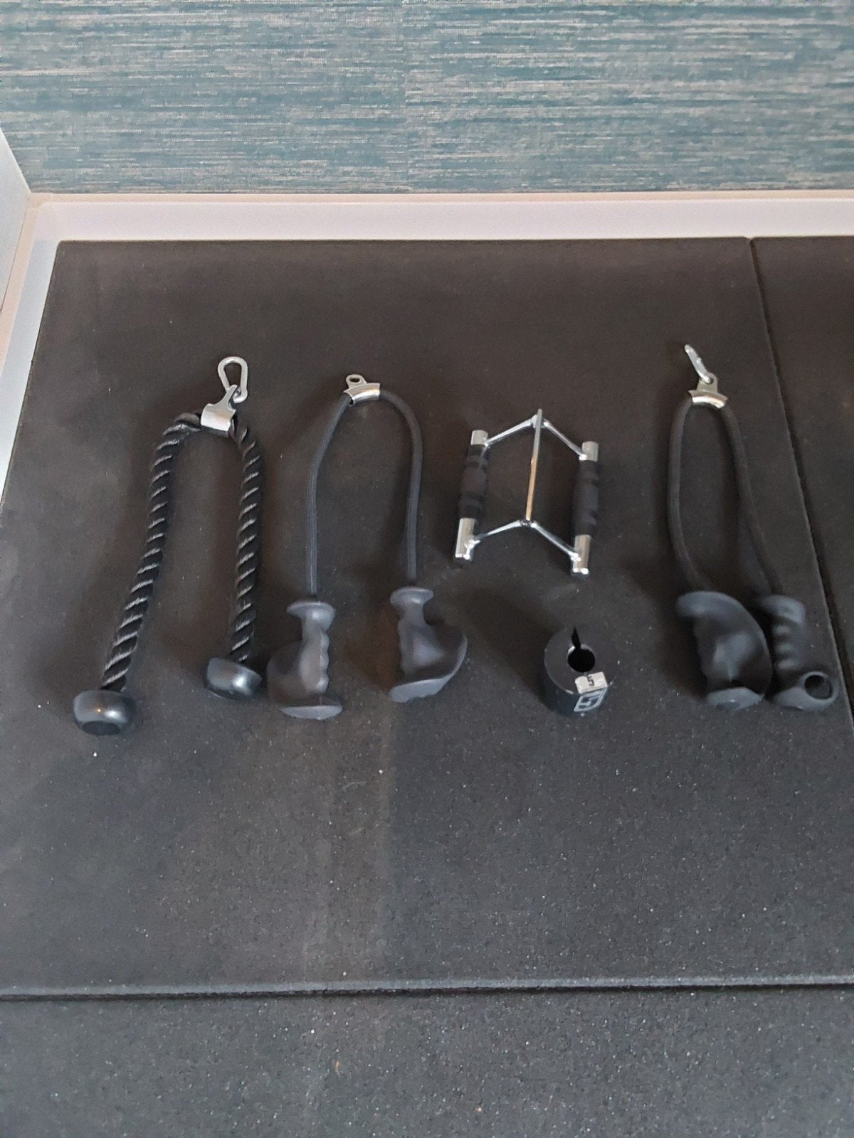 Complete set fitness accessoires in zeer goede staat., Ophalen of Verzenden, Zo goed als nieuw