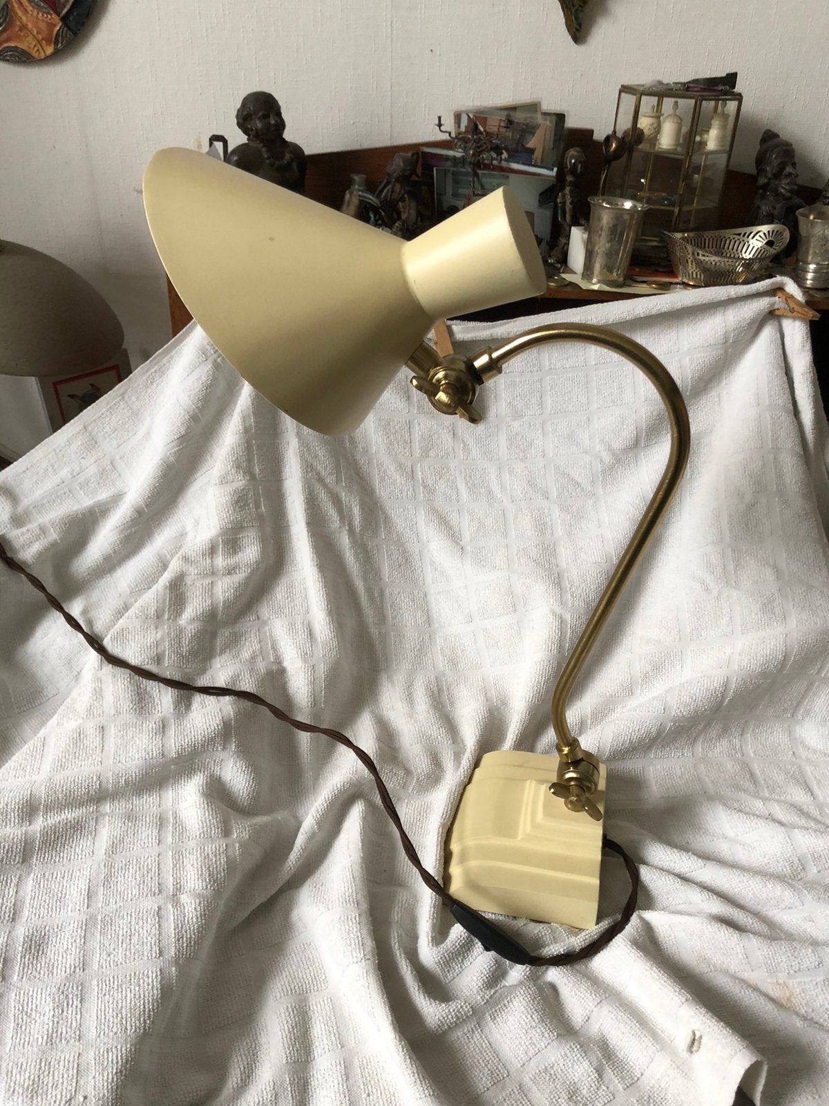Dutchbone tafellamp, Ophalen of Verzenden, Zo goed als nieuw, Art deco