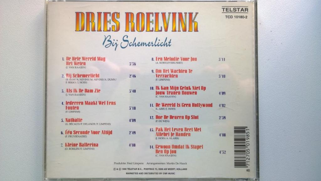 Dries Roelvink - Bij Schemerlicht, Ophalen of Verzenden, Zo goed als nieuw, Levenslied of Smartlap