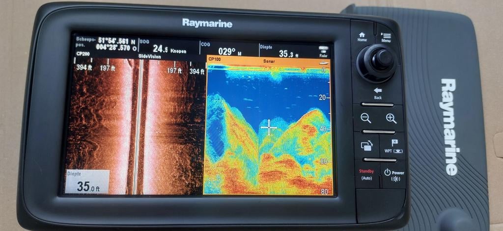 Raymarine C95 MFD GPS-kleurenplotterdisplay fishfinder radar, Ophalen of Verzenden, Zo goed als nieuw, Kaartplotter of Fish Finder