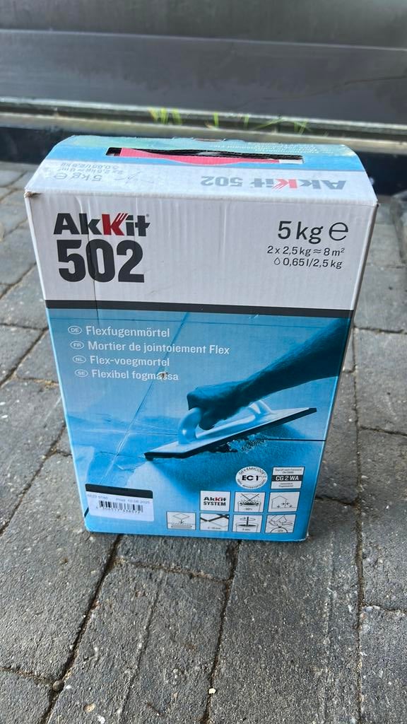 Tegel voegsel antraciet, 1 dichte zak, Ophalen of Verzenden, Zo goed als nieuw, SUP-accessoire