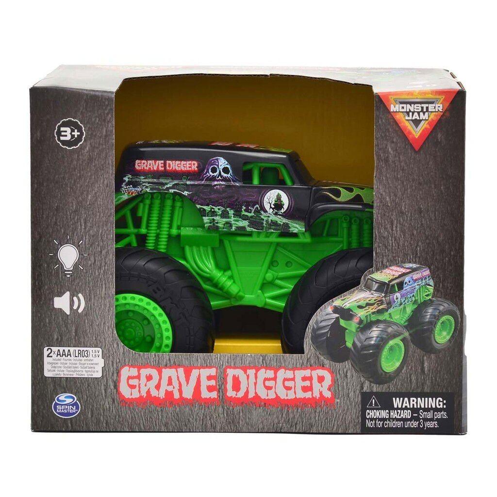 Monster Jam: Grave Digger met licht en geluid 1:24, ., Nieuw, Ophalen of Verzenden, .