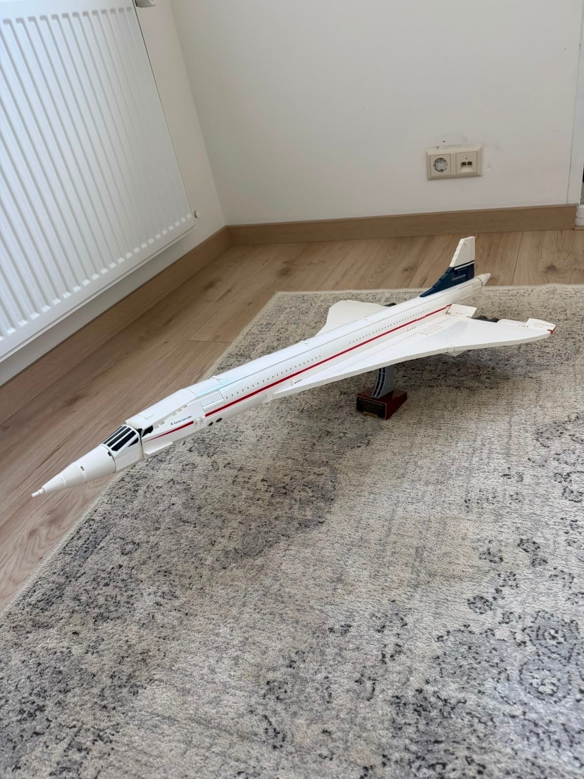 Lego Concorde Vliegtuig - Iconisch Display Model, Ophalen, Zo goed als nieuw