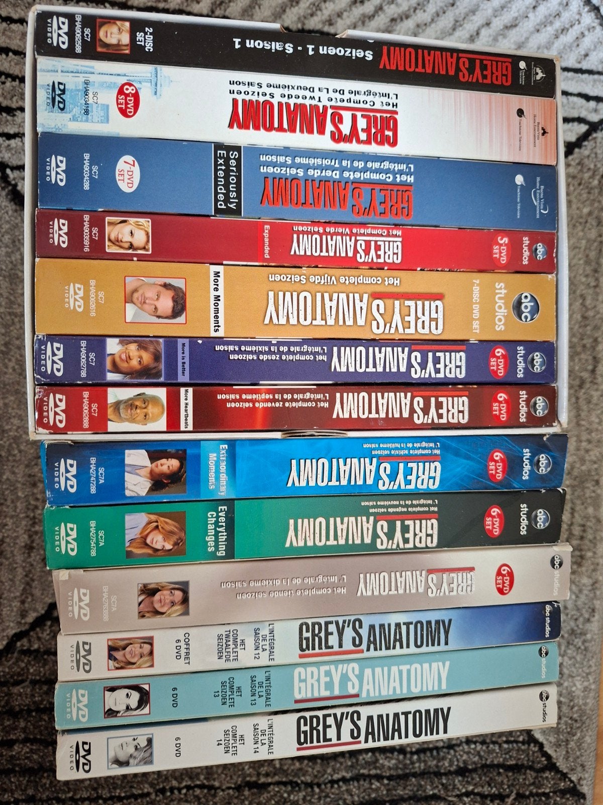 Grey's Anatomy DVD Boxsets - Seizoen 1 t/m 14 (excl. deel 11, Cd's en Dvd's, Dvd's | Tv en Series, Ophalen of Verzenden