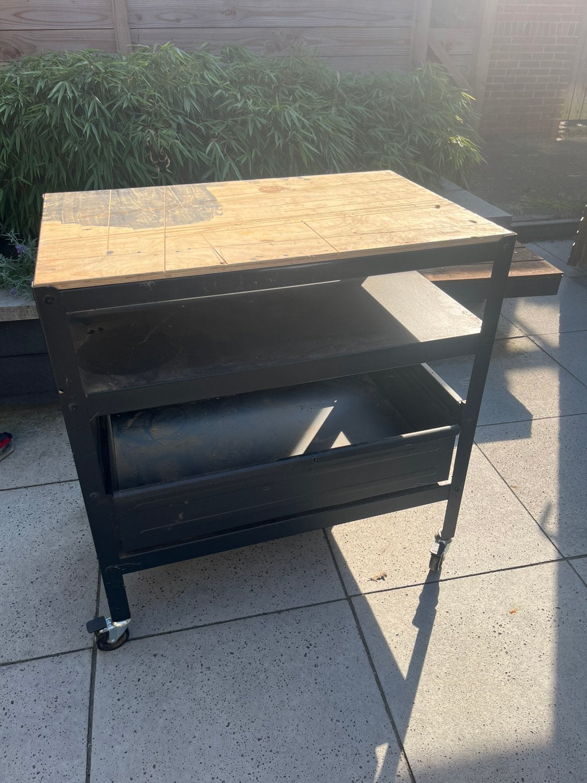 Ikea Bror - werkbank roltafel met lade, Ophalen, Gebruikt, Minder dan 70 cm