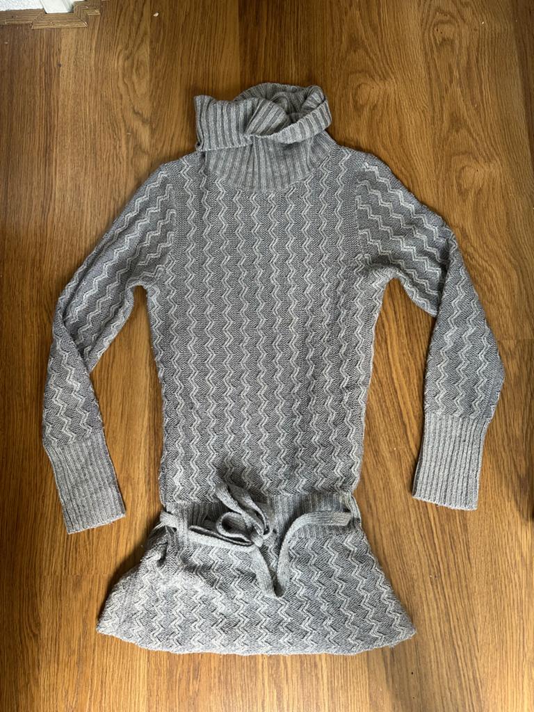Clockhouse coltrui jurk maat M, Kleding | Dames, Truien en Vesten, Ophalen of Verzenden, Gedragen, Maat 38/40 (M), Grijs