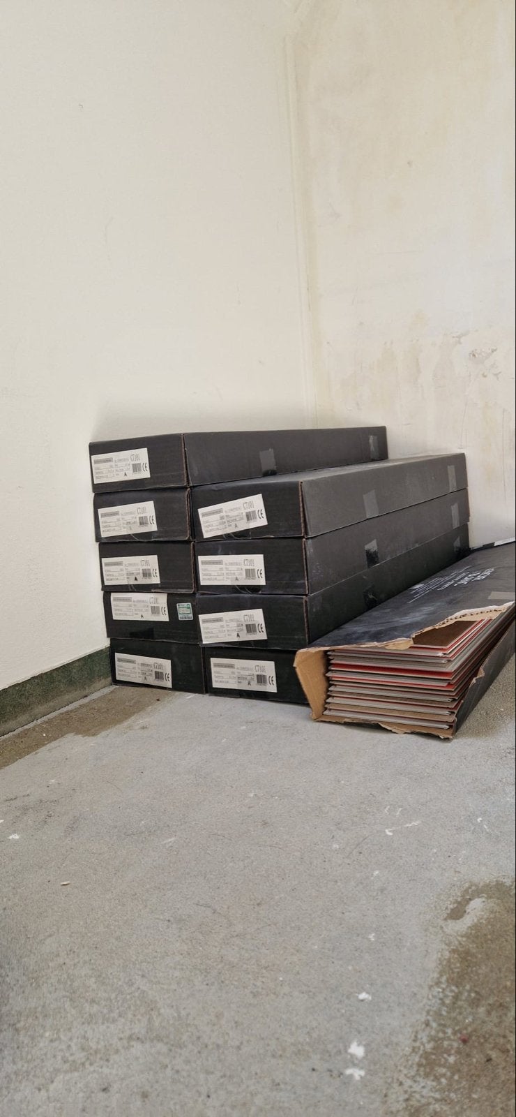 Le Noir & Blanc Click PVC Stretto Visgraat Natuur Eiken, Ophalen, Kunststof, 50 tot 150 cm, Overige typen