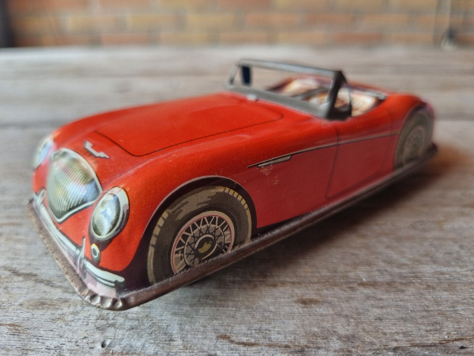 Blikken Austin Healey Verzamelobject, Antiek en Kunst, Antiek | Speelgoed, Ophalen of Verzenden