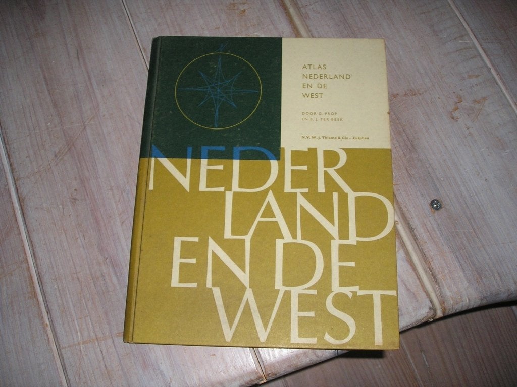 Atlas van Nederland en de West, Ophalen of Verzenden, 1800 tot 2000, Nederland, Overige atlassen