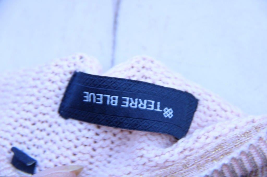 Vest zacht roze Terre Bleue mt 42 Vaste prijs, Maat 42/44 (L), Zo goed als nieuw, Roze, Verzenden