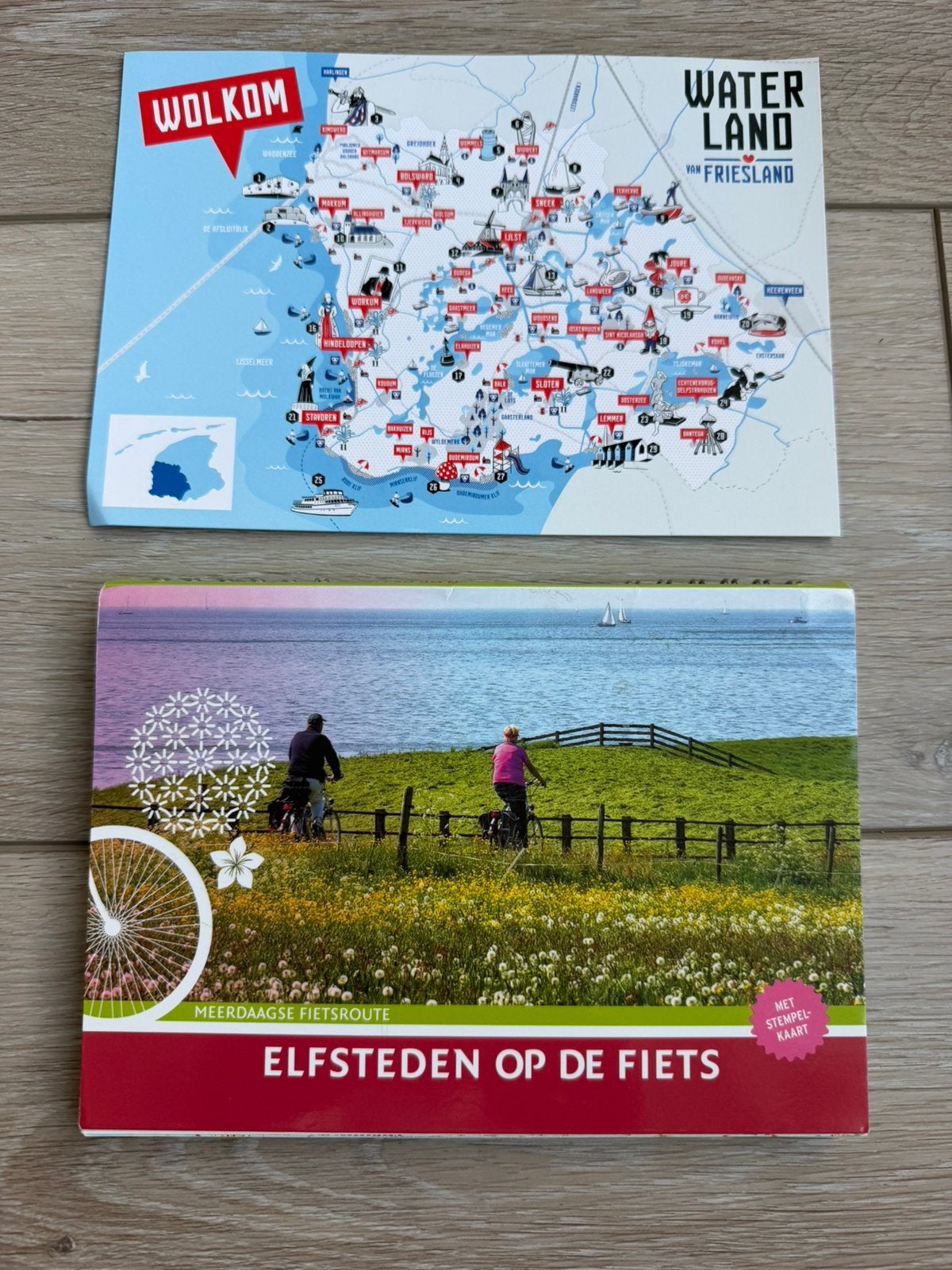 Boekje Elfsteden op de fiets ZGAN, Ophalen of Verzenden, Zo goed als nieuw