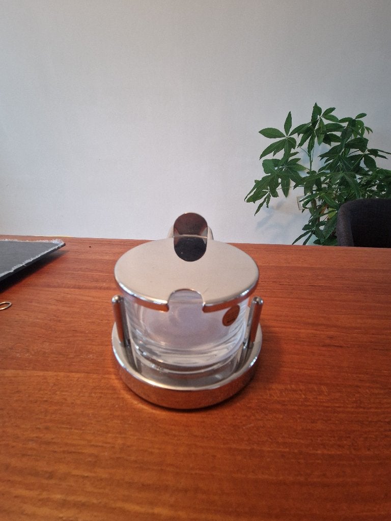 Alessi 5071 pot voor parmezaanse kaas 11 cm, Overige typen, Ophalen of Verzenden, Zo goed als nieuw, Alessi