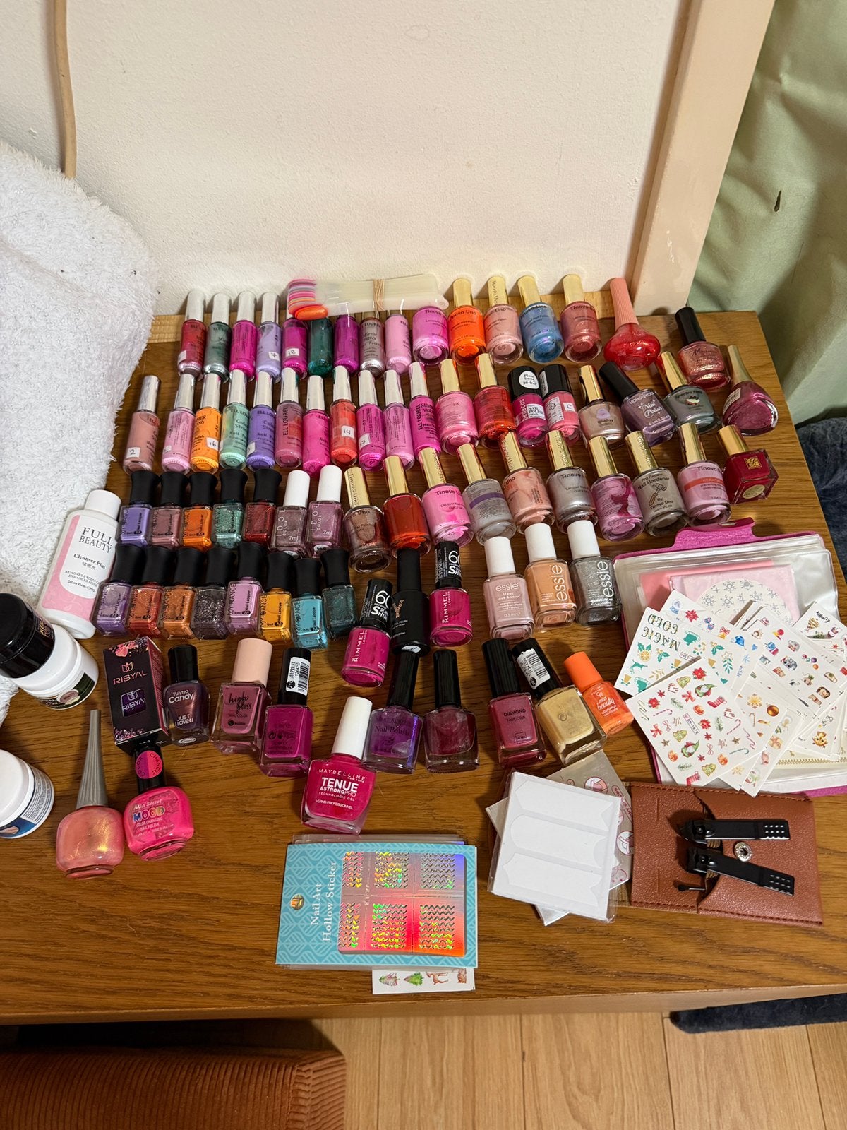 Nagellak partij , meidenset Leuk!, Verzenden, Zo goed als nieuw, Overige kleuren, Handen en Nagels
