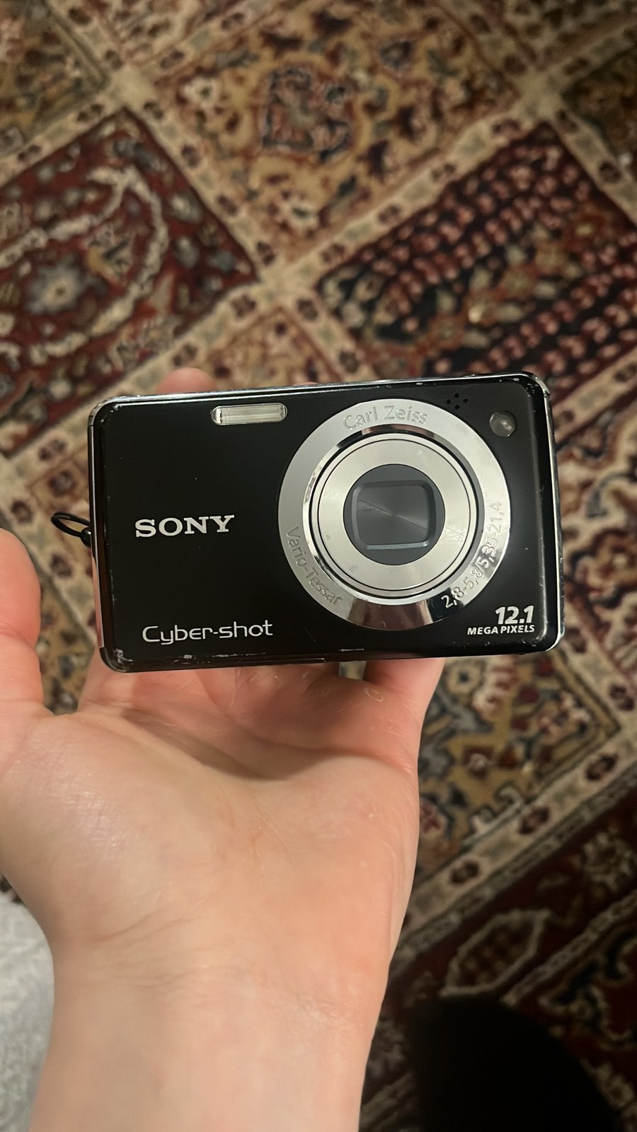 Sony Cyber-shot DSC-W510 Black 12.1MP digital compact camera, Ophalen of Verzenden, Zo goed als nieuw, Overige Merken, Geen optische zoom