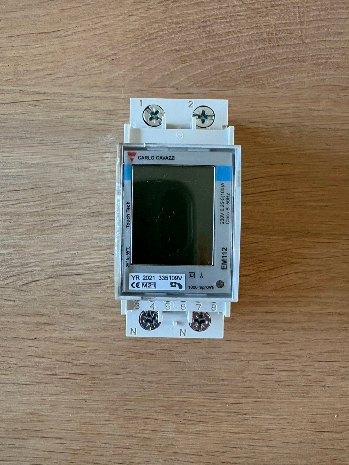 Wallbox 1 fase powerboost meter / Carlo Gavazzi EM112, Ophalen, Zo goed als nieuw, Overige typen